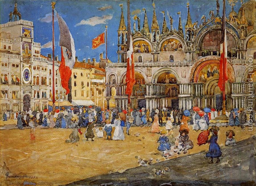 Maurice Brazil Prendergast : St Mark's, Venice